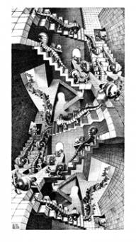 Escher M. C. - Treppenhaus 